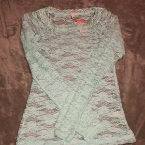 NWT Mudd All Lace Long Sleeved Top
